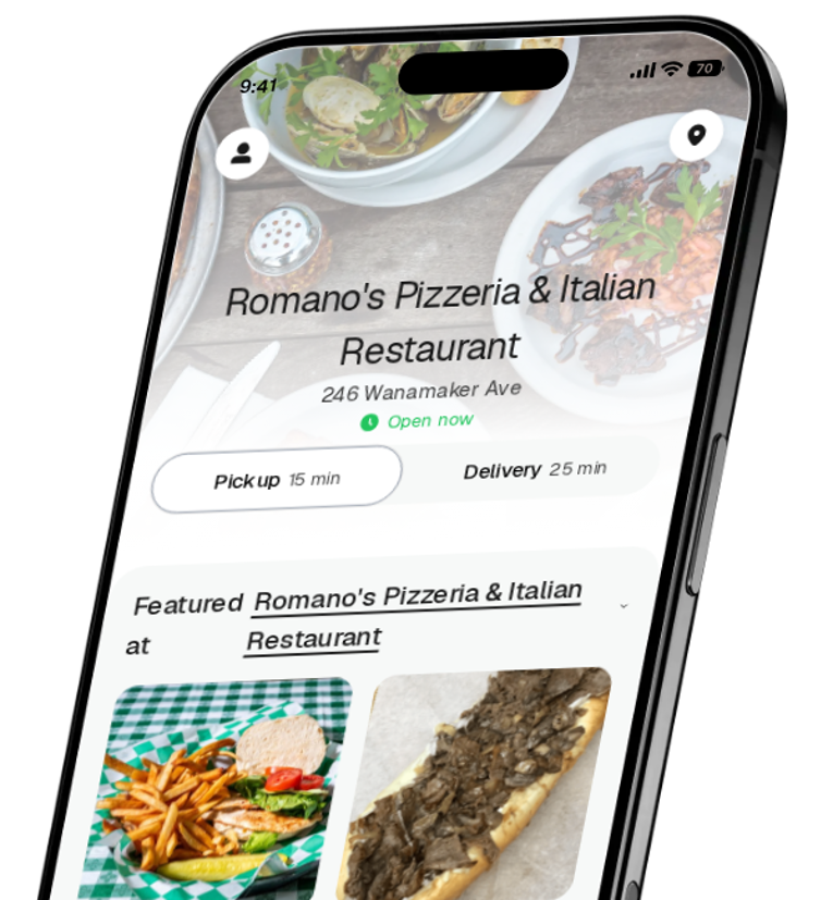 Romano's Pizzeria & Italian Restaurant app preview