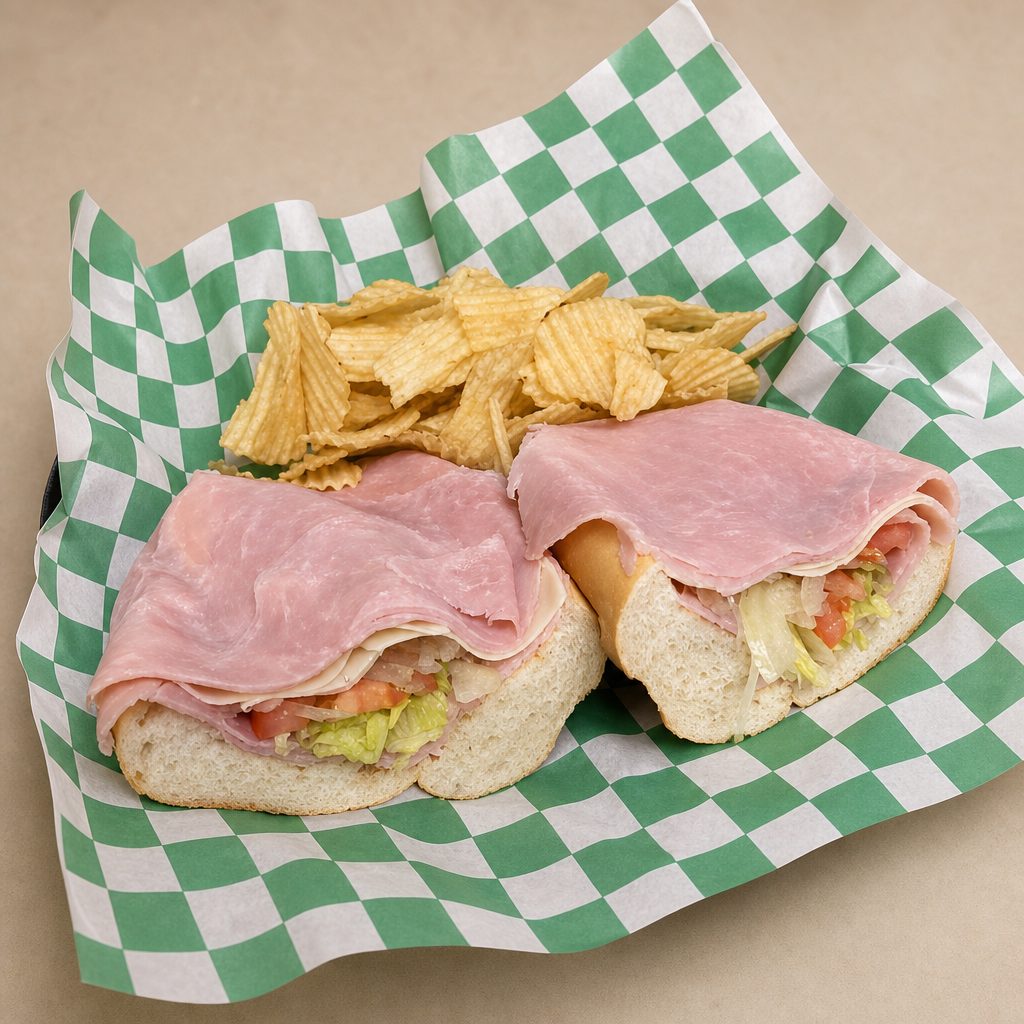 12" Classic Ham & Cheese Hoagie.