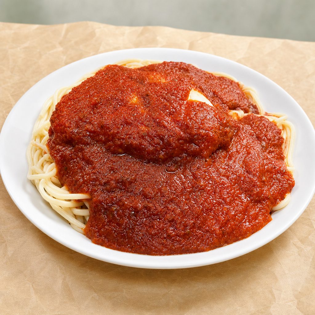 Two Chicken Parmigiana.