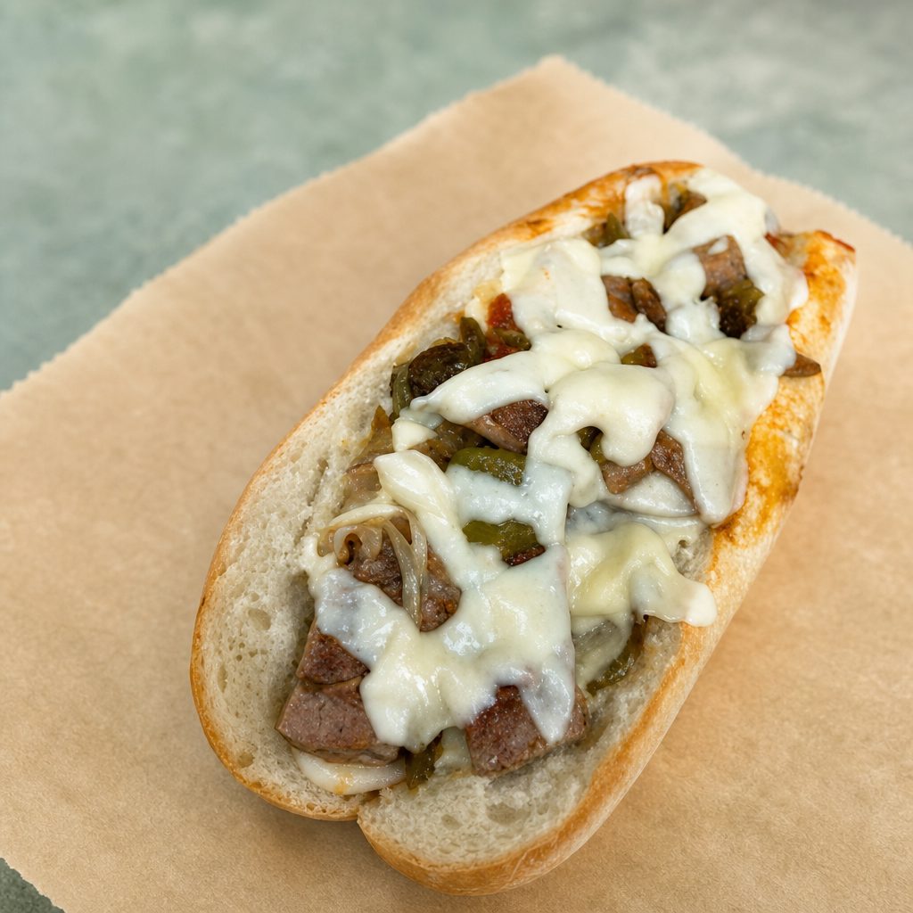 9" Grilled Italian Sausage Grinder.