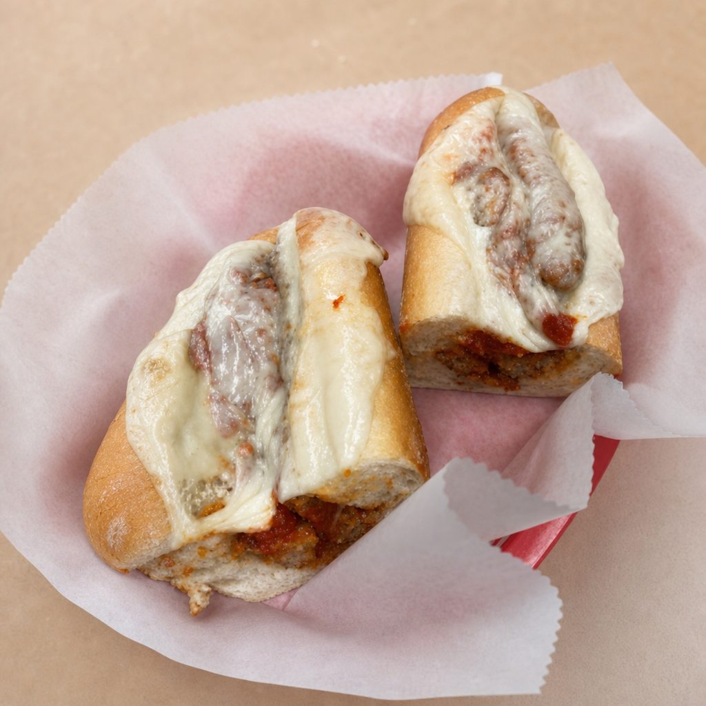 9" Veal Parmesan Grinder.