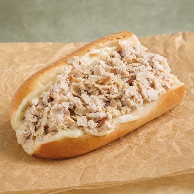 9" Chicken Cheese Steak Sandwich.