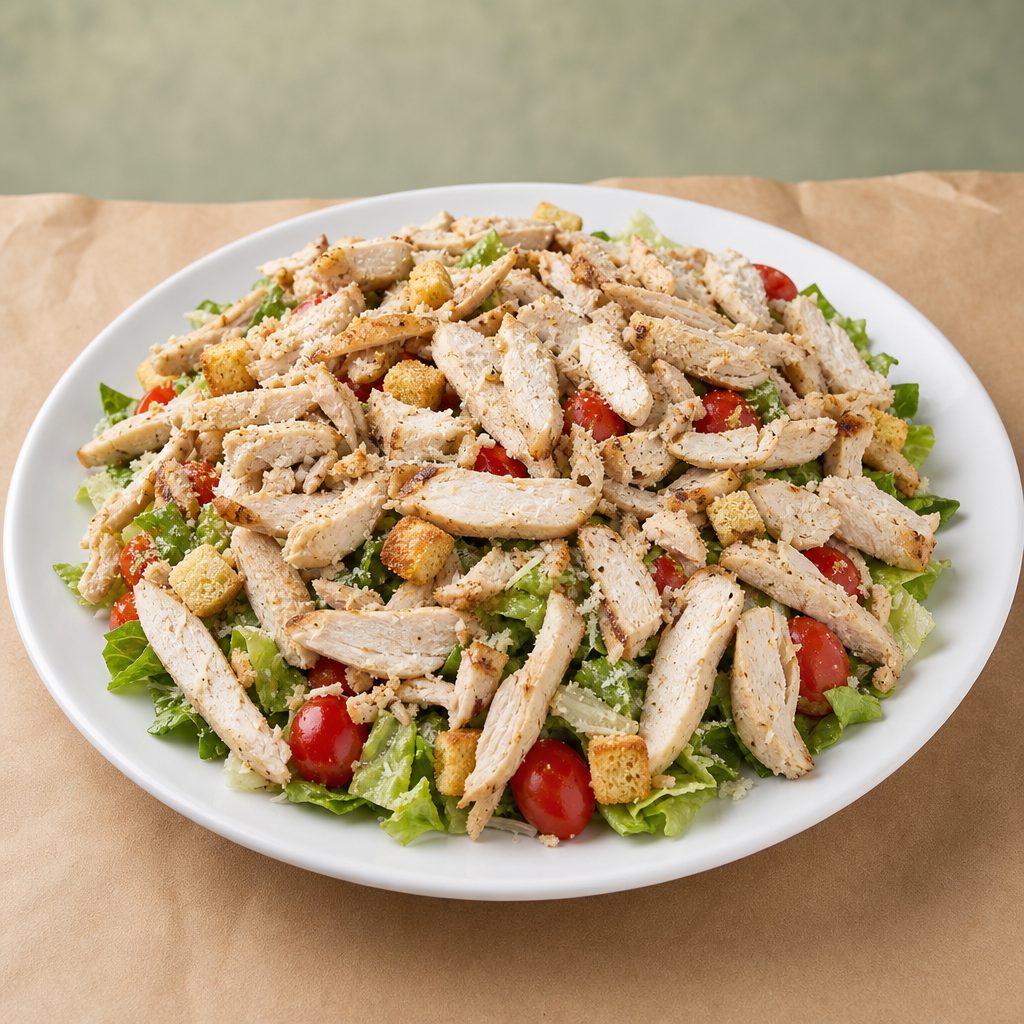 Chicken Caesar Salad.
