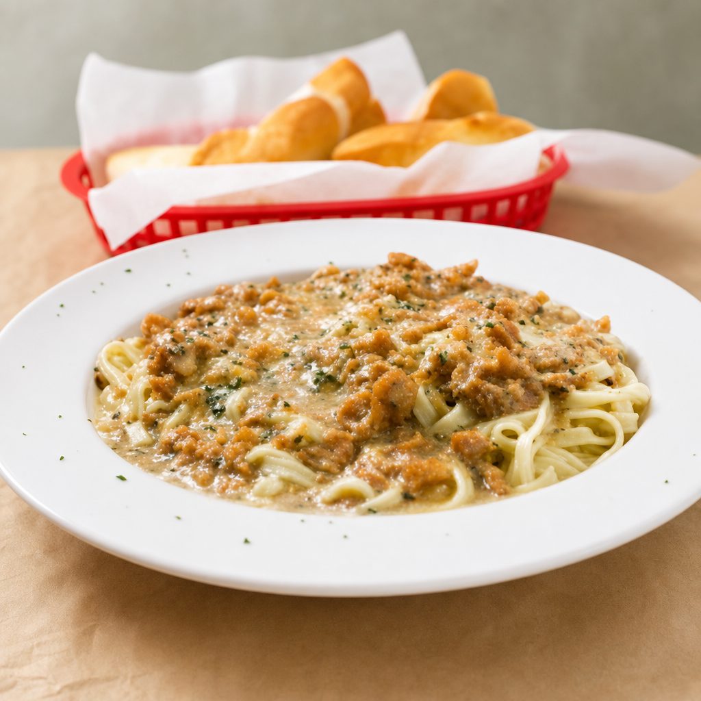 Linguini & White Clam Sauce.