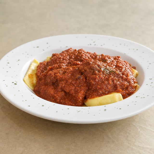 Ravioli & Meatballs.