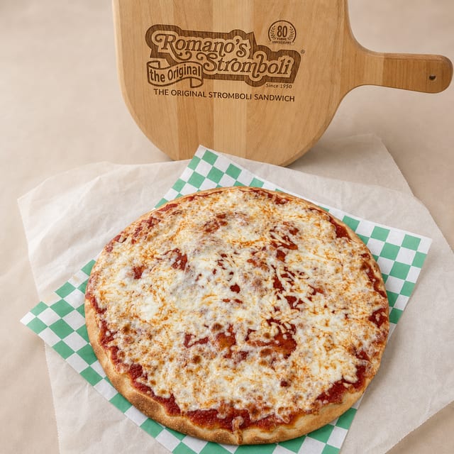 (Sm) Round Cheese Pizza.