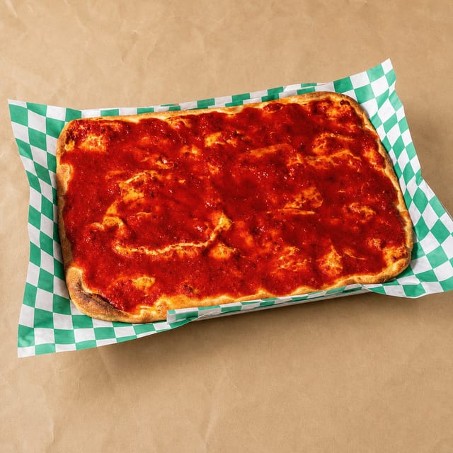 (Lg) Square Cheese Pizza.