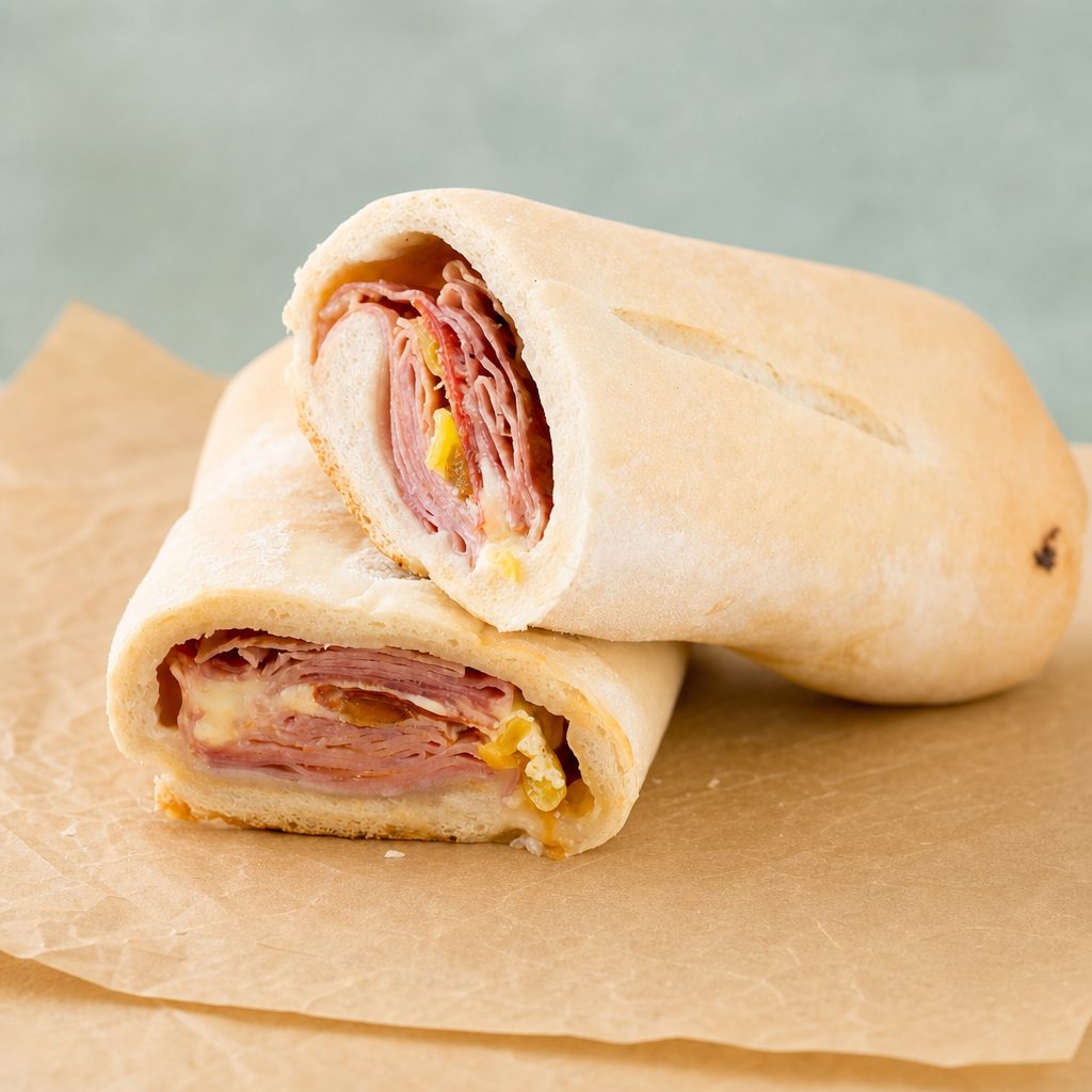 Jumbo Special Hot Stromboli - Bake at Home.