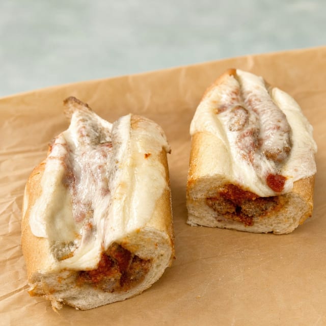 12" Veal Parmesan Grinder.
