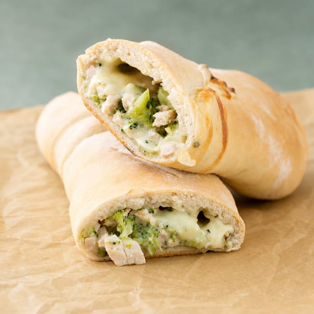 Chicken & Broccoli Stromboli - Bake at Home.