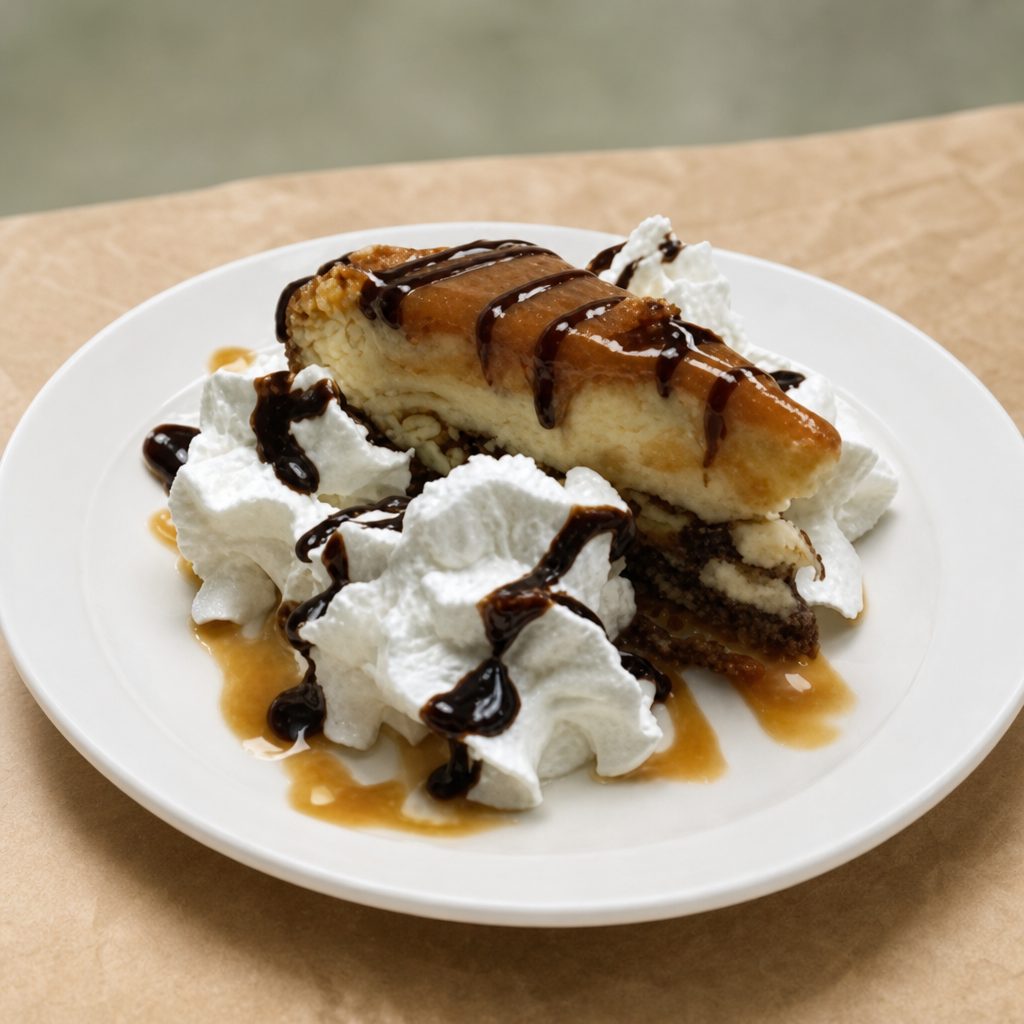 Gourmet Turtle Cheesecake.