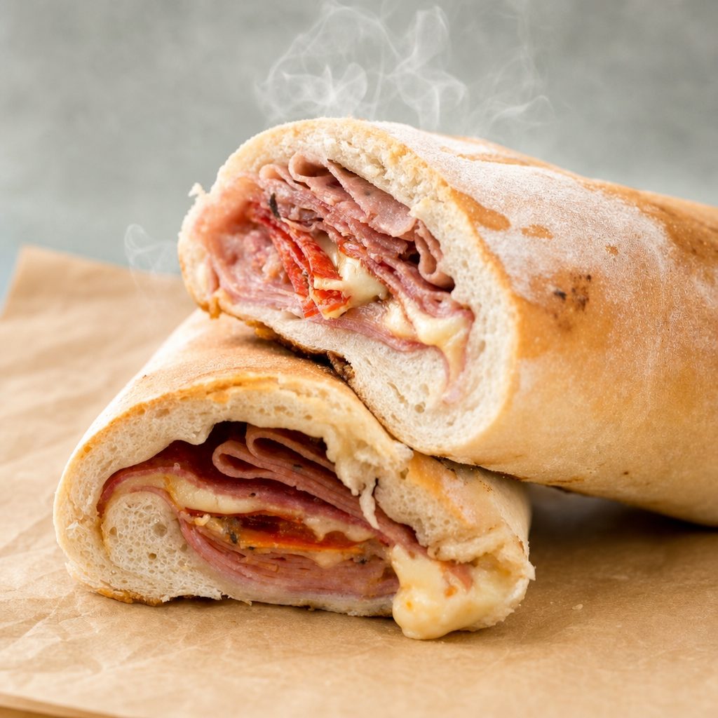 Regular Special Hot Stromboli.