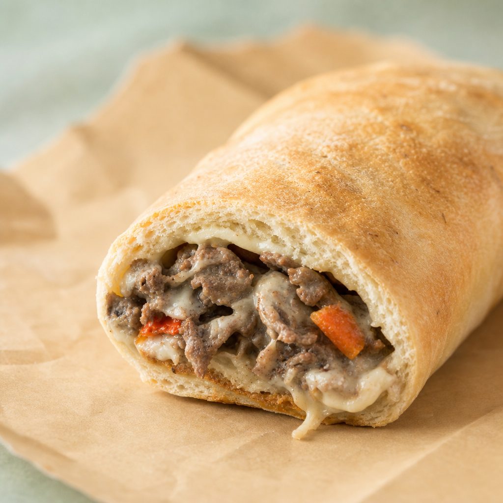 Regular Special Philly Cheese Steak Stromboli - Bake at Home.