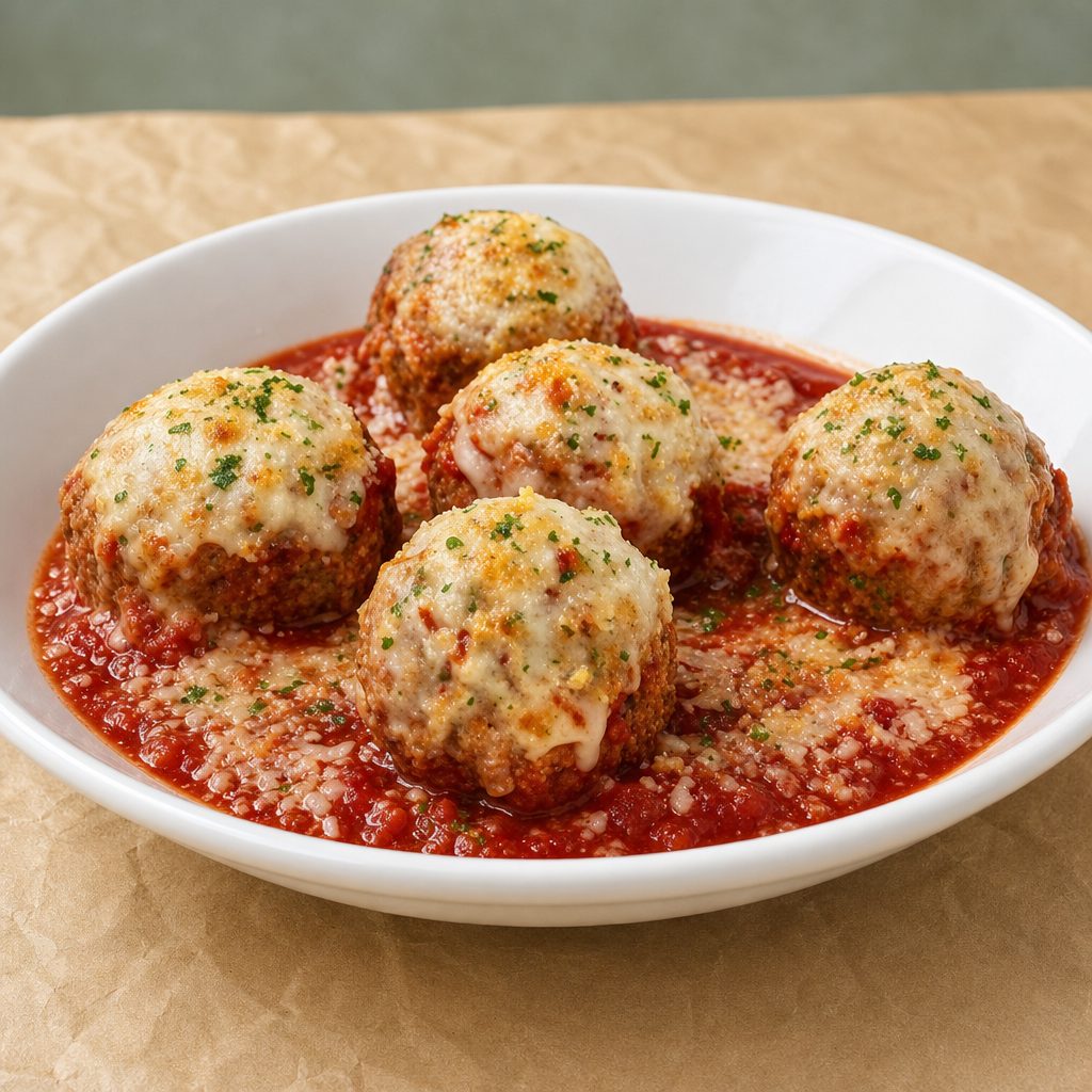 Meatball Parmesan.