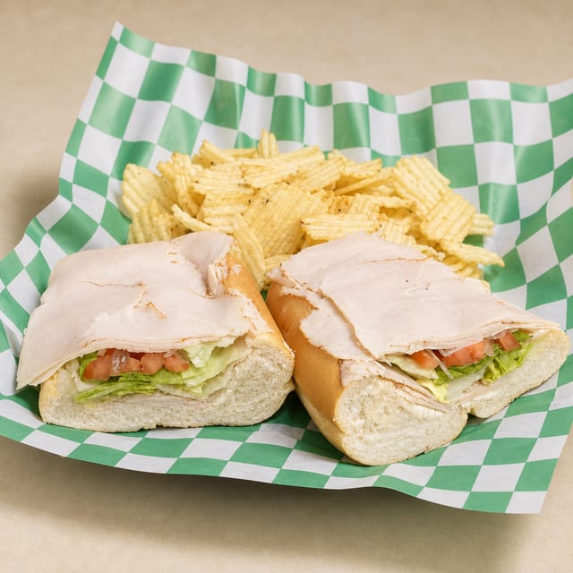12" Oven Roasted Turkey Hoagie.