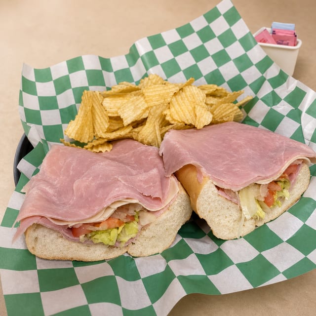9" Classic Ham & Cheese Hoagie.