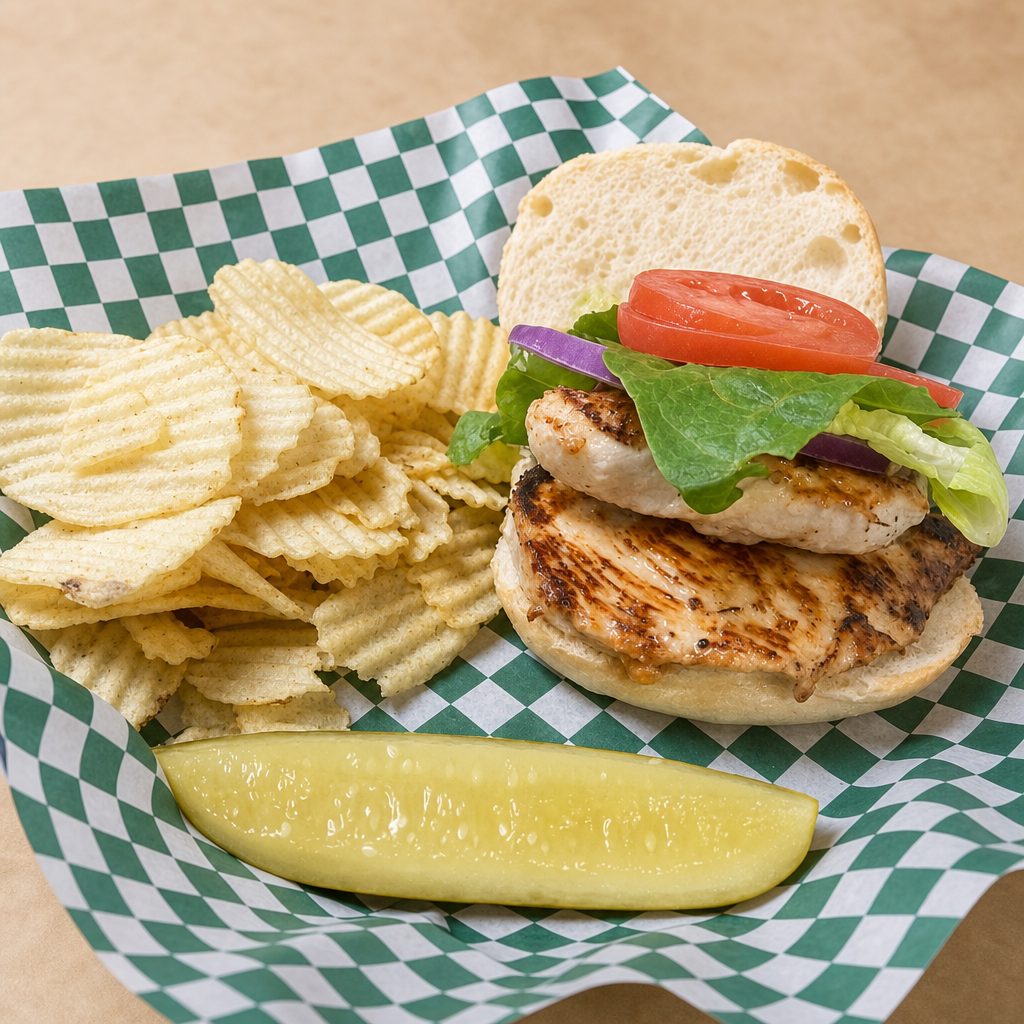 Two Breast Grilled Chicken Sandwich.