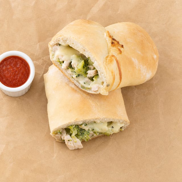 Chicken & Broccoli Stromboli.