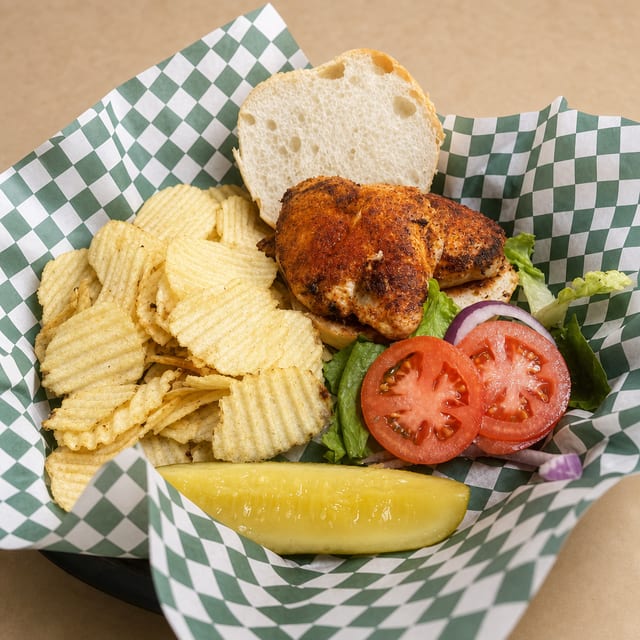 Two Blackened Chicken Sandwich.