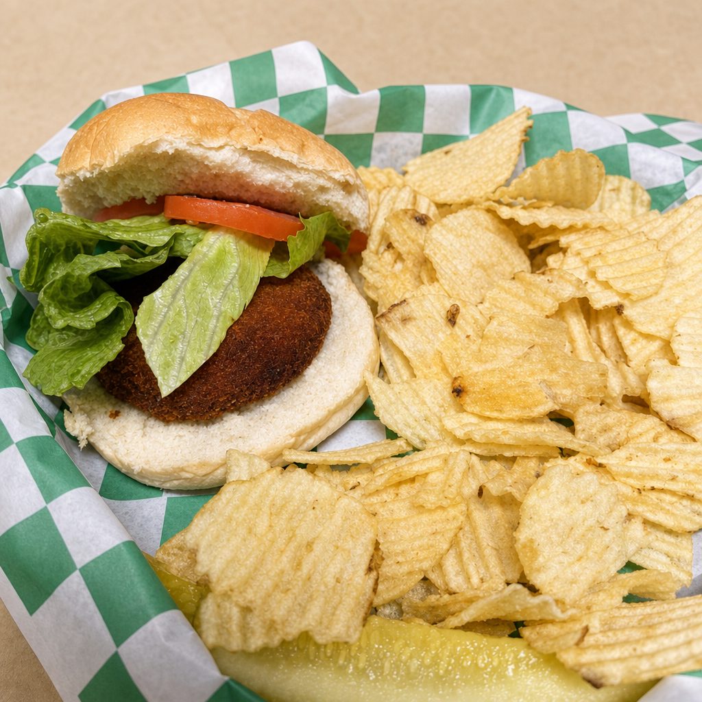 Imperial Crabcake Sandwich.