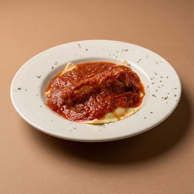 Kids Ravioli & Sausage.
