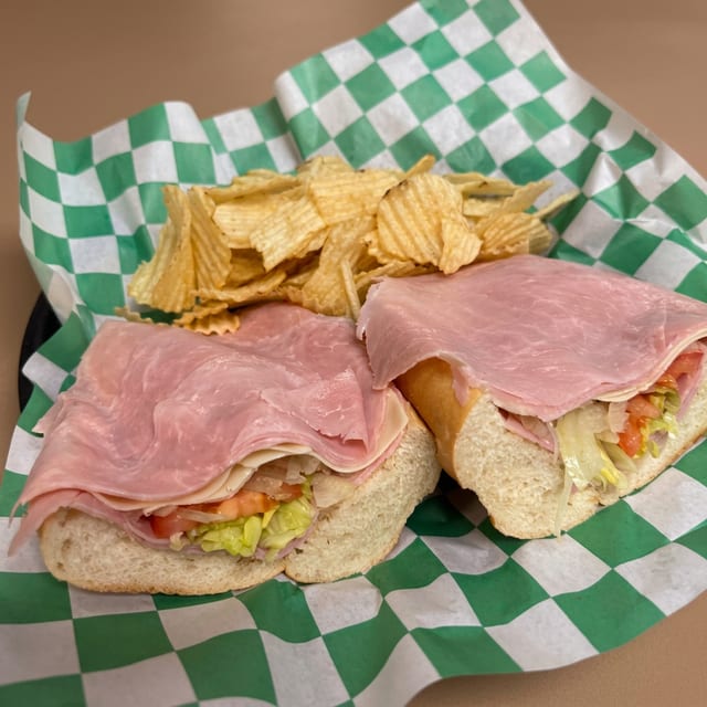 12" Classic Ham & Cheese Hoagie.