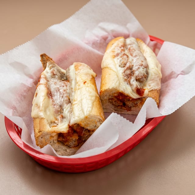 9" Veal Parmesan Grinder.