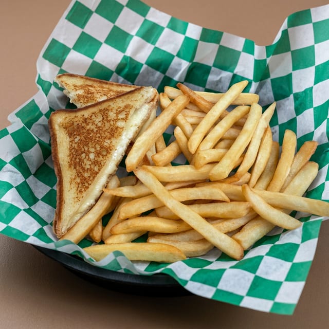 Kids Grilled Cheese & Fries.
