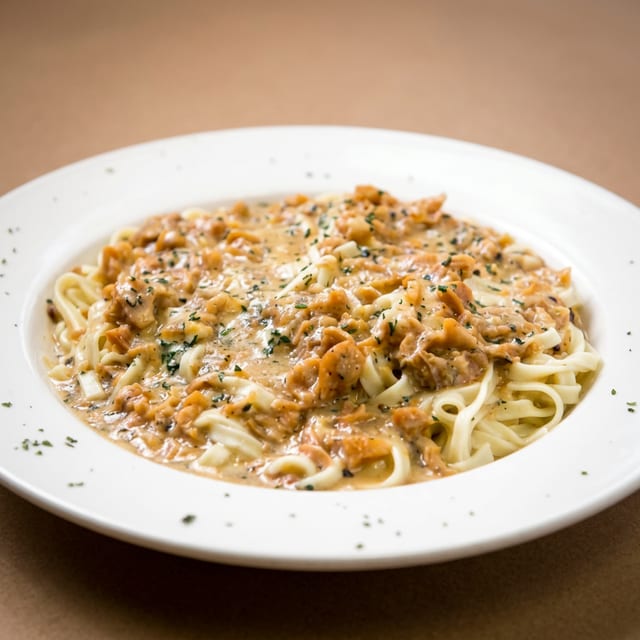 Linguini & White Clam Sauce.