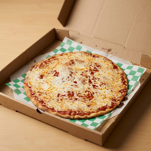 (Sm) Round Cheese Pizza.