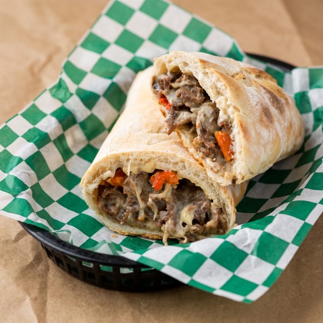 Regular Special Philly Cheese Steak Stromboli.