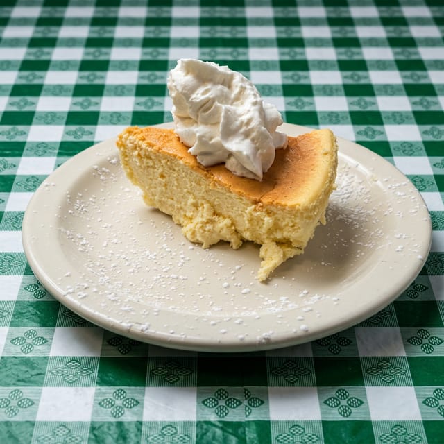 Nonna's Plain Cheesecake.
