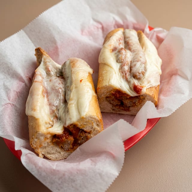 12" Veal Parmesan Grinder.