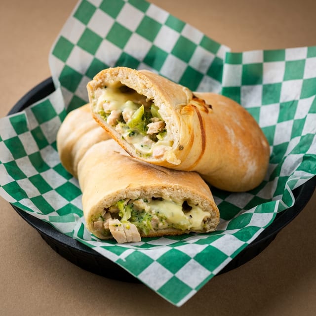 Chicken & Broccoli Stromboli - Bake at Home.