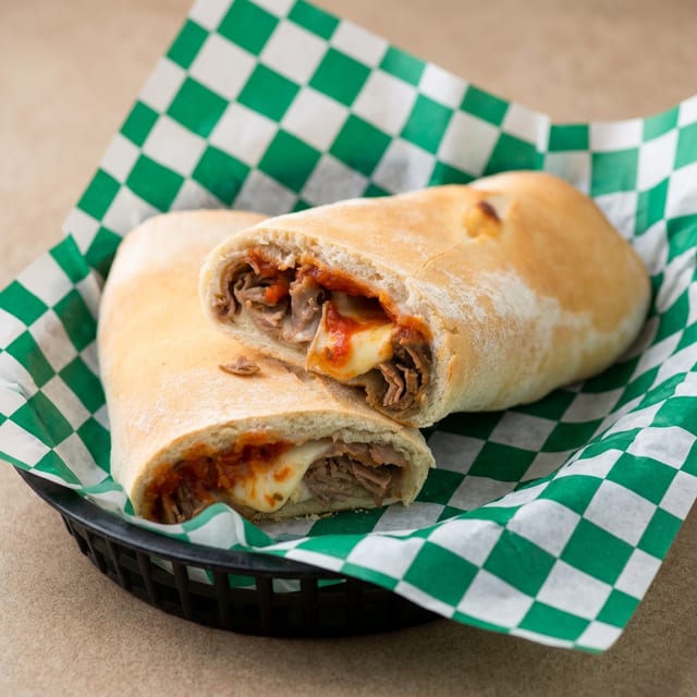 Jumbo Pizza Steak Stromboli - Bake at Home.
