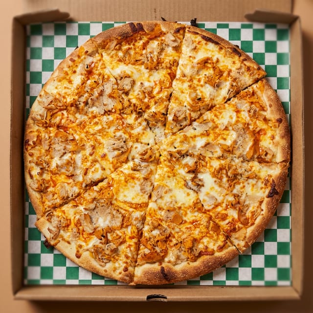 Buffalo Chicken Pizza.