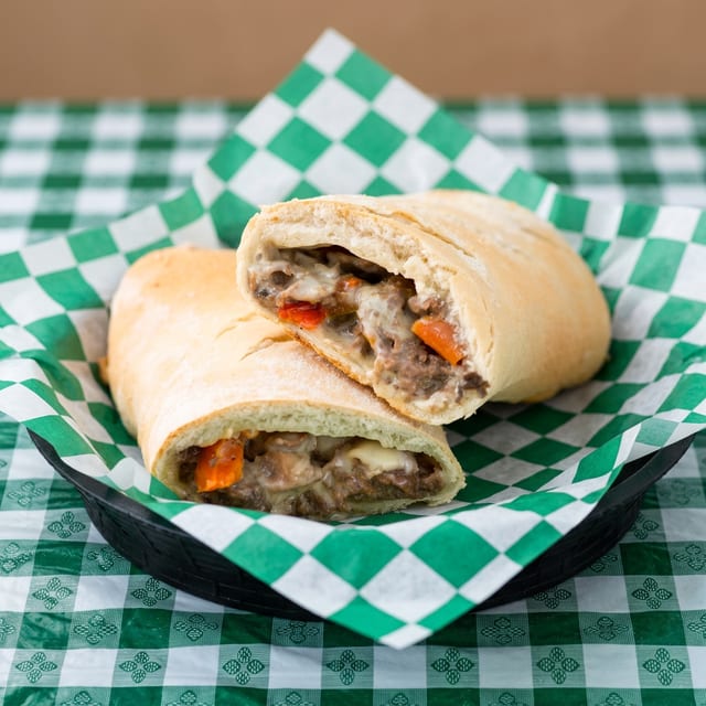Jumbo Cheese Steak Stromboli.