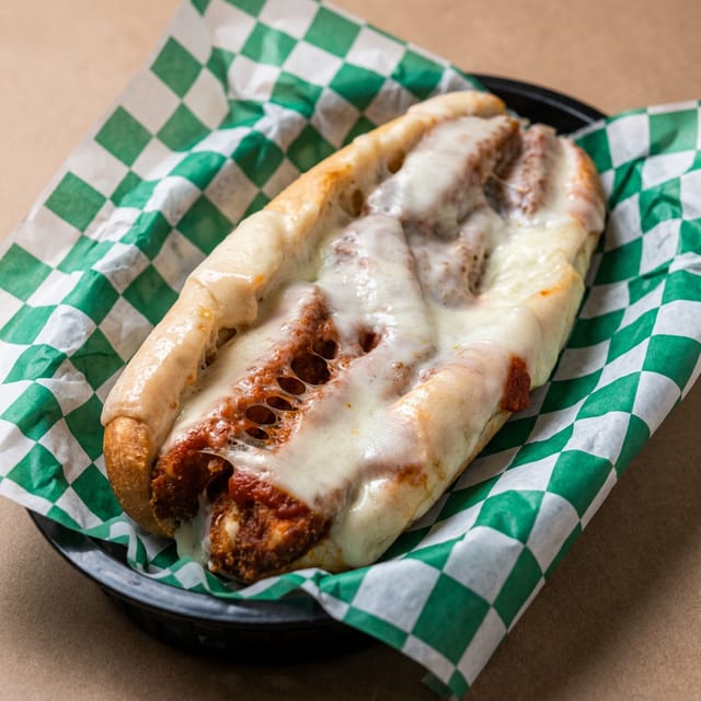 12" Eggplant Parm Grinder.