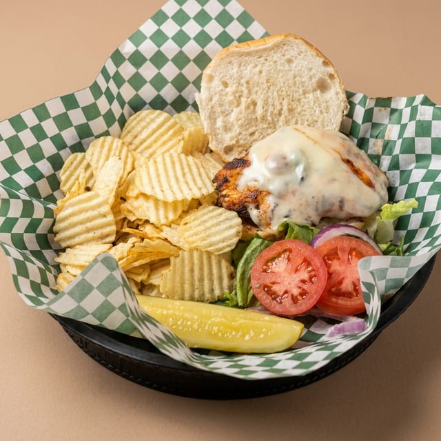 One Breast Grilled Chicken Sandwich with Cheese.