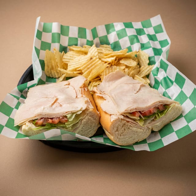 12" Oven Roasted Turkey Hoagie.