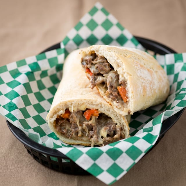 Jumbo Special Philly Cheese Steak Stromboli.