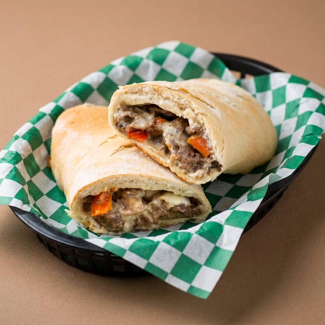 Regular Cheese Steak Stromboli - Bake at Home.