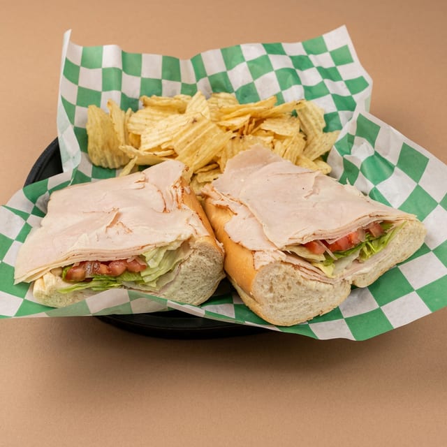 9" Oven Roasted Turkey Hoagie.