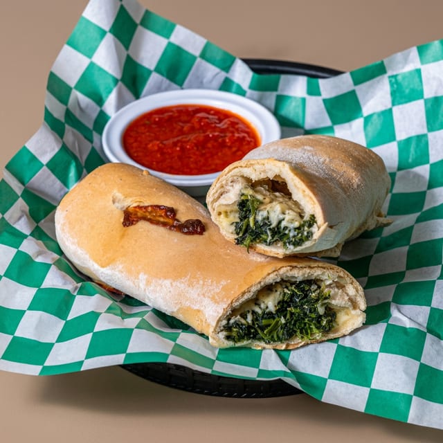 The Spinach Stromboli.
