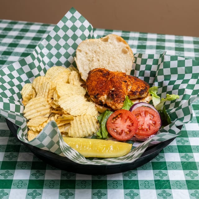 Two Blackened Chicken Sandwich.