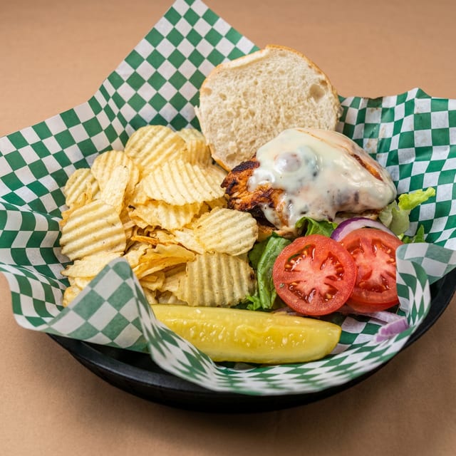 Two Breast Grilled Chicken Sandwich with Cheese.