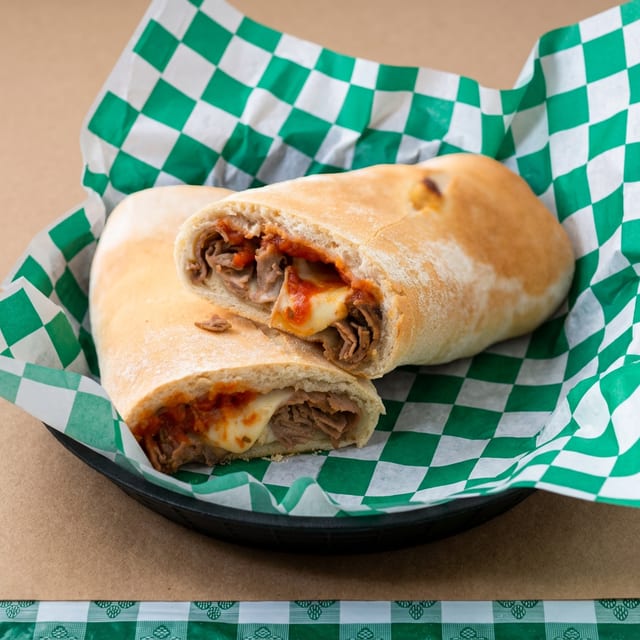 Regular Pizza Steak Stromboli - Bake at Home.