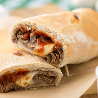 Regular Pizza Steak Stromboli