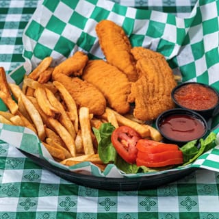 4 Pieces Crispy Chicken Finger Platter