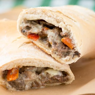 Jumbo Cheese Steak Stromboli - Bake at Home